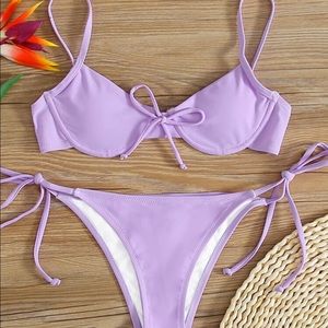 NWT lavender bikini